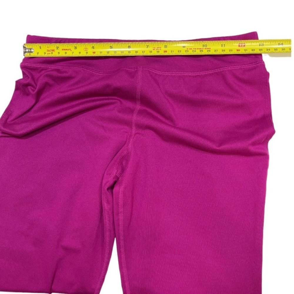 CHAMPION Girl's Cropped Athletic Pants Size XL (14-16) Fuchsia Stretch Yoga Gym - Picture 6 of 12